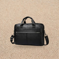 Porte-documents en cuir homme — Le Notaire, coloris Noir, vue de face