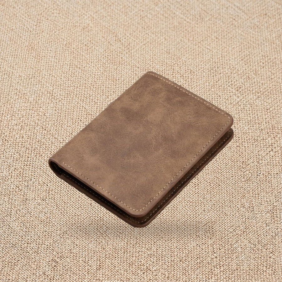 Portefeuille homme en simili cuir, porte-cartes — Le Classique, coloris Marron