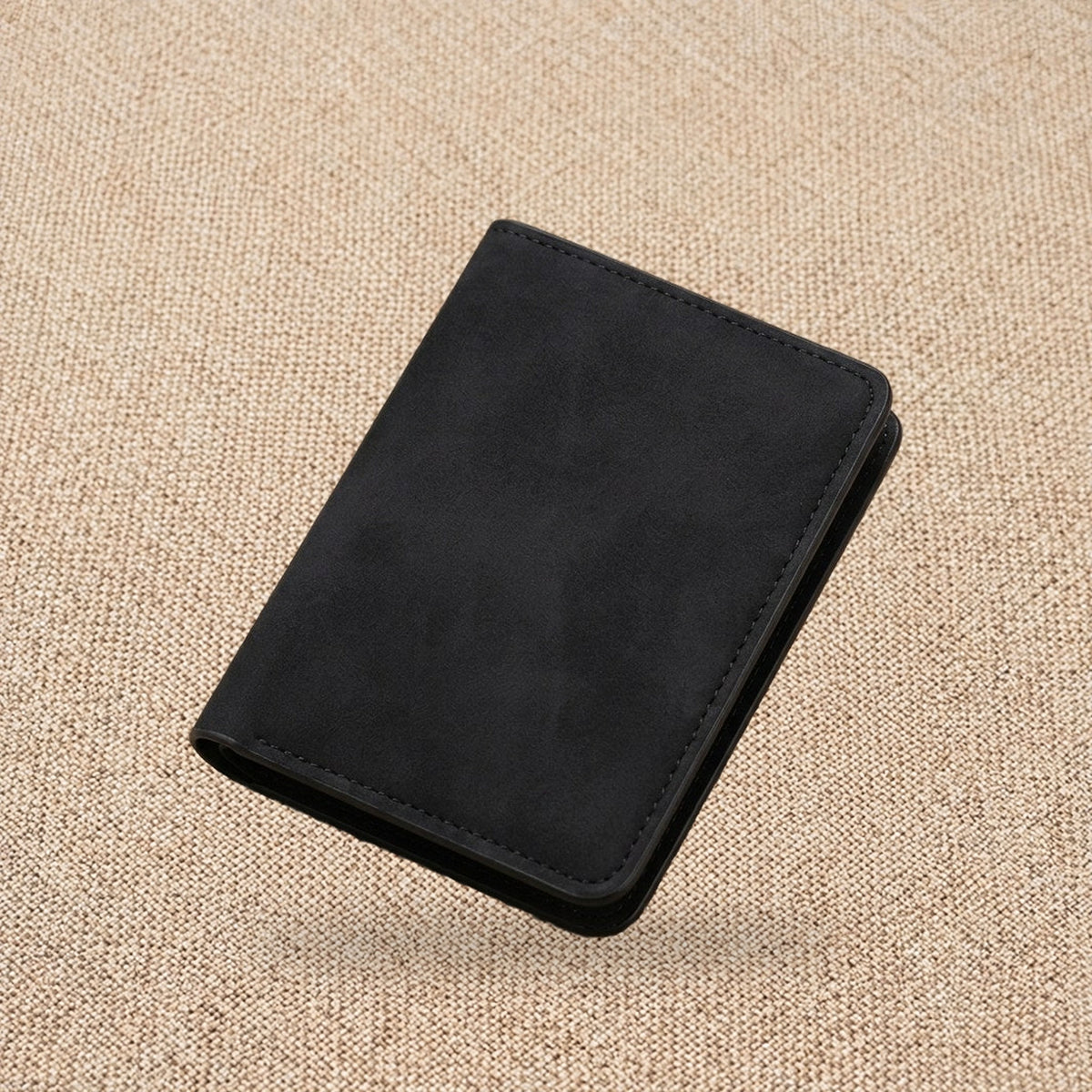 Portefeuille homme en simili cuir, porte-cartes — Le Classique, coloris Noir