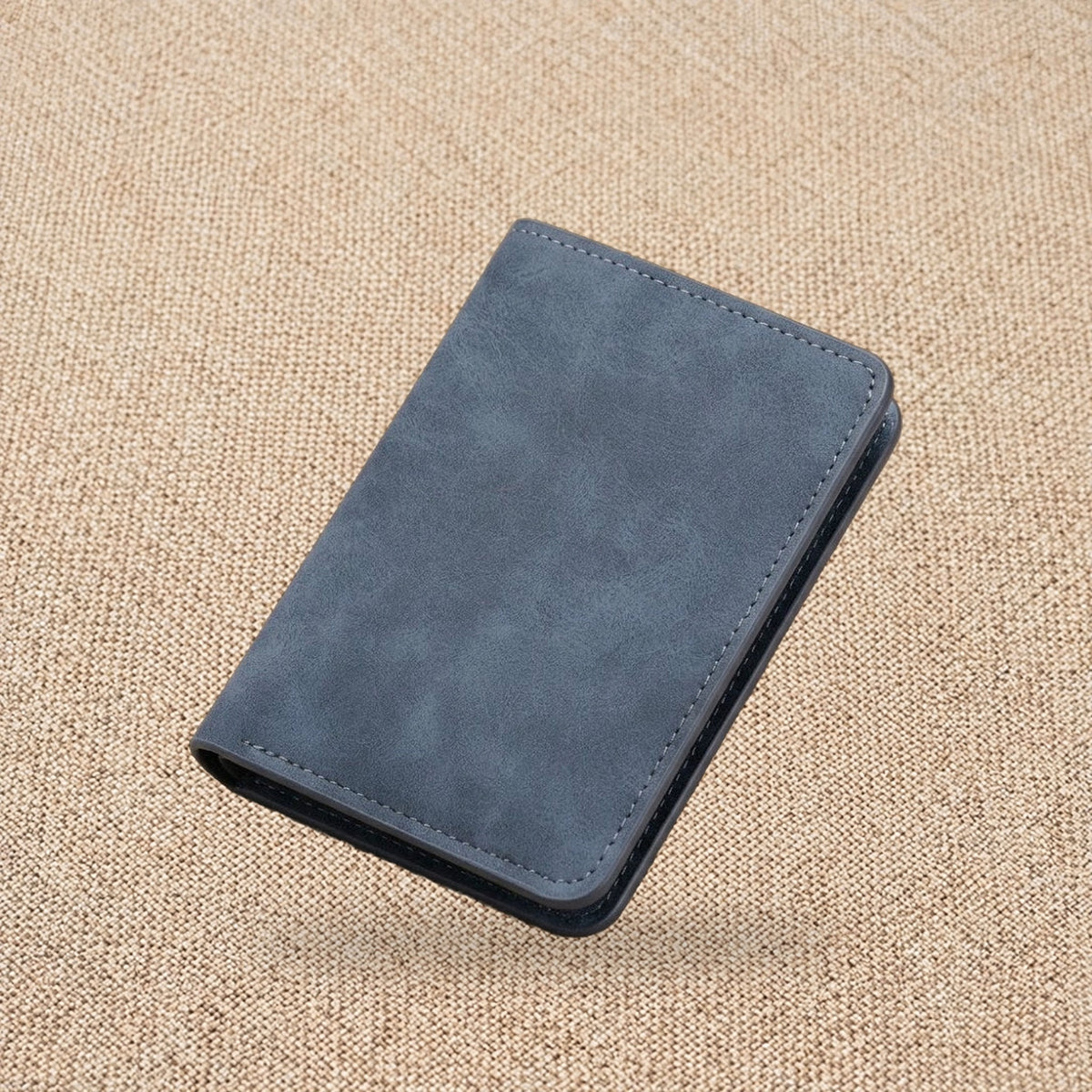Portefeuille homme en simili cuir, porte-cartes — Le Classique, coloris Bleu
